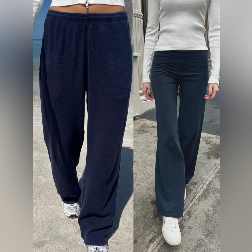 Brandy Melville Anastasia & Priscilla Pant Haul | Navy